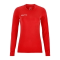 Craft Funktionsunterwäsche Langarmshirt Ability LS (Feuchtigkeitstransport, sehr elastisches Material) rot Damen