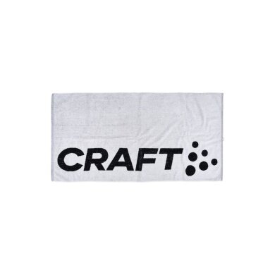 Craft Handtuch Bath Towel weiss/schwarz 140x70cm