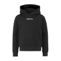 Craft Kapuzenpullover Community 2.0 Logo Hoodie (athletische Passform) schwarz Kinder
