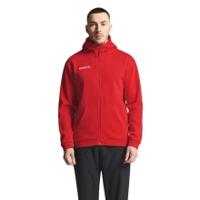 Craft Kapuzenpullover Community 2.0 Logo Full Zip Hoodie (Baumwolle/Polyester) rot Herren