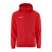 Craft Kapuzenpullover Community 2.0 Logo Full Zip Hoodie (Baumwolle/Polyester) rot Herren