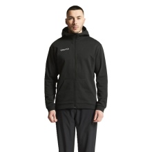 Craft Kapuzenpullover Community 2.0 Logo Full Zip Hoodie (Baumwolle/Polyester) schwarz Herren