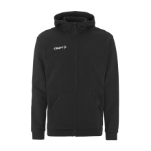 Craft Kapuzenpullover Community 2.0 Logo Full Zip Hoodie (Baumwolle/Polyester) schwarz Herren