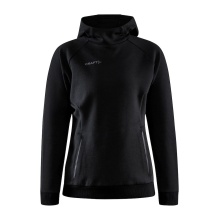 Craft Kapuzenpullover Hoodie Core Soul Sweatshirt (komfortable Passform) schwarz Damen