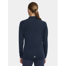 Craft Sport-Langarmshirt Extend Halfzip (hohe Bewegungsfreiheit, bequeme Passform) navyblau Damen