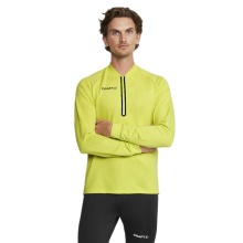Craft Sport-Langarmshirt Extend Halfzip (hohe Bewegungsfreiheit, bequeme Passform) gelb Herren