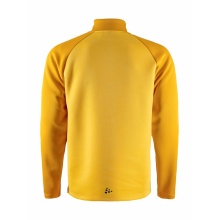 Craft Sport-Langarmshirt Squad 2.0 Halfzip (ergonomisches Design, hohe Elastizität) gelb Herren