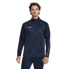 Craft Sport-Langarmshirt Squad 2.0 Halfzip (ergonomisches Design, hohe Elastizität) navyblau Herren