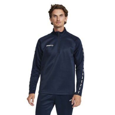 Craft Sport-Langarmshirt Squad 2.0 Halfzip (ergonomisches Design, hohe Elastizität) navyblau Herren