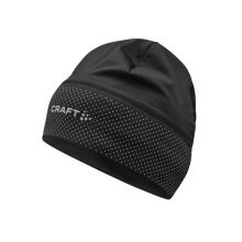 Craft Mütze Lumen Fleece Hat 2 (rec. Polyester, weiches Material) schwarz - 1 Stück