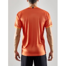 Craft Sport-Tshirt (Trikot) Progress 2.0 Graphic Jersey - leicht,funktionell und Stretchmaterial - orange/schwarz Herren