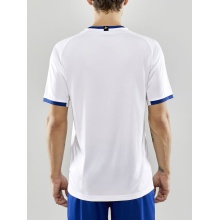 Craft Sport-Tshirt (Trikot) Progress 2.0 Graphic Jersey - leicht, funktionell und Stretchmaterial - weiss/blau Herren