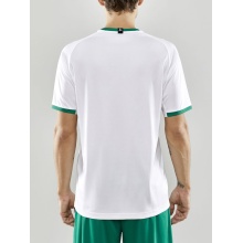 Craft Sport-Tshirt (Trikot) Progress 2.0 Graphic Jersey - leicht, funktionell und Stretchmaterial - weiss/grün Herren