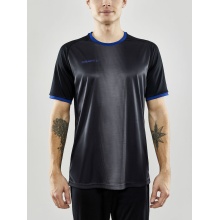 Craft Sport-Tshirt (Trikot) Progress 2.0 Graphic Jersey - leicht, funktionell und Stretchmaterial - schwarz/blau Herren