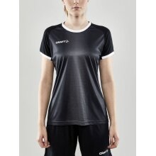 Craft Sport-Shirt (Trikot) Progress 2.0 Graphic Jersey - leicht, funktionell und Stretchmaterial - schwarz/weiss Damen