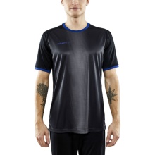 Craft Sport-Tshirt (Trikot) Progress 2.0 Graphic Jersey - leicht, funktionell und Stretchmaterial - schwarz/blau Herren