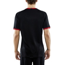 Craft Sport-Tshirt (Trikot) Progress 2.0 Graphic Jersey - leicht, funktionell und Stretchmaterial - schwarz/rot Herren