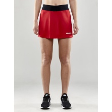 Craft Sport-Rock Squad Skirt - leicht, funktionell und Stretchmaterial, mit Innenslip - rot Damen