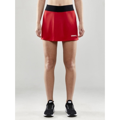 Craft Sport-Rock Squad Skirt - leicht, funktionell und Stretchmaterial, mit Innenslip - rot Damen