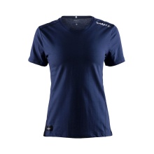 Craft Sport-Shirt Community Mix (Baumwolle) navyblau Damen