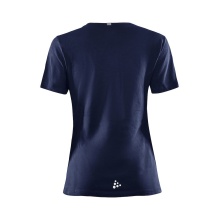 Craft Sport-Shirt Community Mix (Baumwolle) navyblau Damen