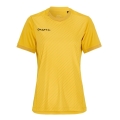 Craft Sport-Shirt Evolve 2.0 Graphic Jersey (strapazierfähig, leicht) gelb Damen