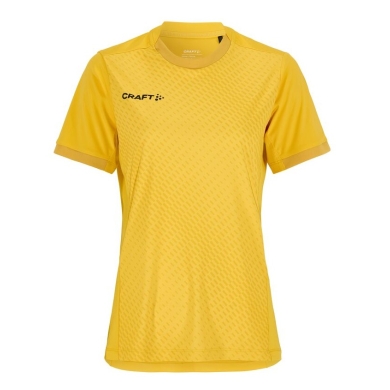 Craft Sport-Shirt Evolve 2.0 Graphic Jersey (strapazierfähig, leicht) gelb Damen