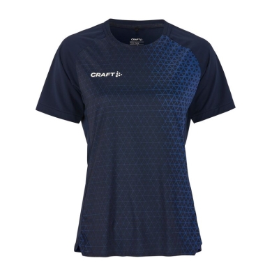 Craft Sport-Shirt Extend 2.0 Graphic Jersey (100% rec. Polyester, feuchtigkeitstransport) navyblau Damen