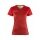 Craft Sport-Shirt (Trikot) Premier Fade Jersey (rec. Polyester, V-Ausschnitt) rot Damen
