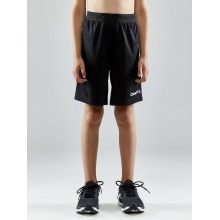Craft Sporthose (Short) Evolve Zip Pocket - leicht, Reissverschlusstaschen - schwarz Kinder