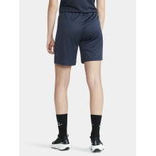 Craft Trainingshose Extend Shorts (100% rec. Polyester, ohne Seitentaschen) kurz navyblau Damen