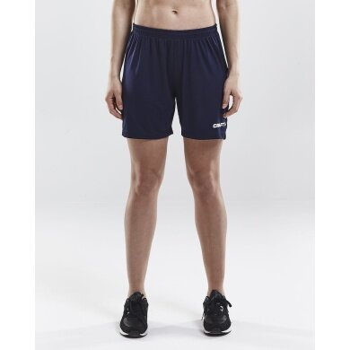 Craft Sporthose (Short) Squad Solid - ohne Innenshort, elastisches Material - navyblau Damen