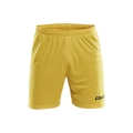 Craft Sporthose (Short) Squad Solid WB - mit Innenshort, elastisches Material - gelb Herren