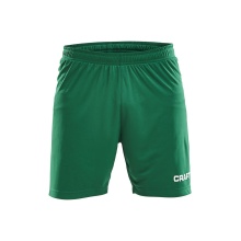 Craft Sporthose (Short) Squad Solid WB - mit Innenshort, elastisches Material - grün Herren