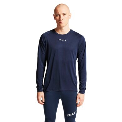 Craft Sport-Langarmshirt Rush 2.0 Tee (leicht, funktionell) navyblau Herren