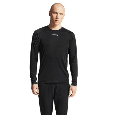 Craft Sport-Langarmshirt Rush 2.0 Tee (leicht, funktionell) schwarz Herren