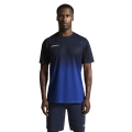 Craft Sport-Tshirt Evolve 2.0 Structured Graphic Jersey (elastisches Material) navyblau/blau Herren