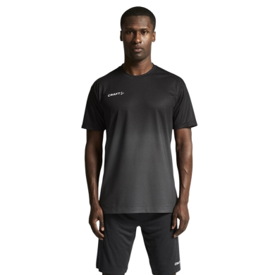 Craft Sport-Tshirt Evolve 2.0 Structured Graphic Jersey (elastisches Material) schwarz/granitegrau Herren