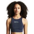 Craft Sport-BH Rush 2.0 Crop Top (rec. Polyester, elastisches Material) navyblau Damen