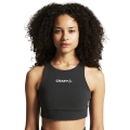 Craft Sport-BH Rush 2.0 Crop Top (rec. Polyester, elastisches Material) schwarz Damen