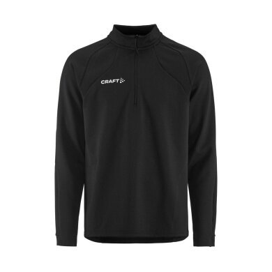 Craft Sport-Langarmshirt Extend 2.0 Half Zip (moderner Look, sehr elastisches Material) schwarz Herren