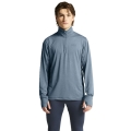 Craft Sport-Langarmshirt Flow Half-Zip (leicht, weiches Tragegefühl) blau Herren