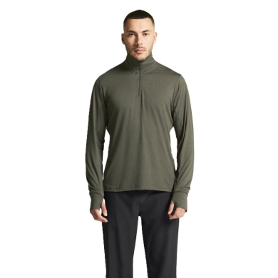 Craft Sport-Langarmshirt Flow Half-Zip (leicht, weiches Tragegefühl) grün Herren