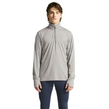 Craft Sport-Langarmshirt Flow Half-Zip (leicht, weiches Tragegefühl) grau Herren