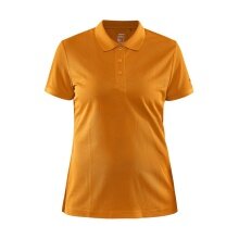 Craft Sport-Polo Core Unify (funktionelles Recyclingpolyester) orange Damen