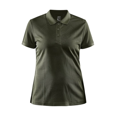 Craft Sport-Polo Core Unify (funktionelles Recyclingpolyester) khakigrün Damen