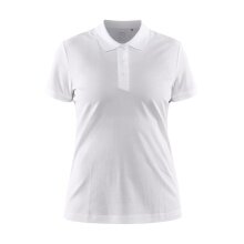 Craft Sport-Polo Core Unify (funktionelles Recyclingpolyester) weiss Damen