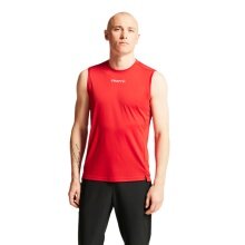 Craft Sport-Tank Rush 2.0 Singlet ärmellos (100% rec. Polyester) rot Herren