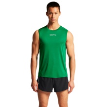 Craft Sport-Tank Rush 2.0 Singlet ärmellos (100% rec. Polyester) grün Herren