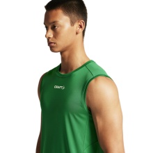 Craft Sport-Tank Rush 2.0 Singlet ärmellos (100% rec. Polyester) grün Herren